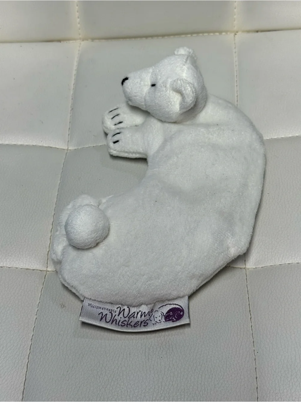 Warm Whiskers Microwavable Polar Bear Heat Cold Aromatherapy Plush Stuffed